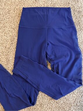 lululemon athletica High-Waist Navy Leggings size 2 inseam 24”